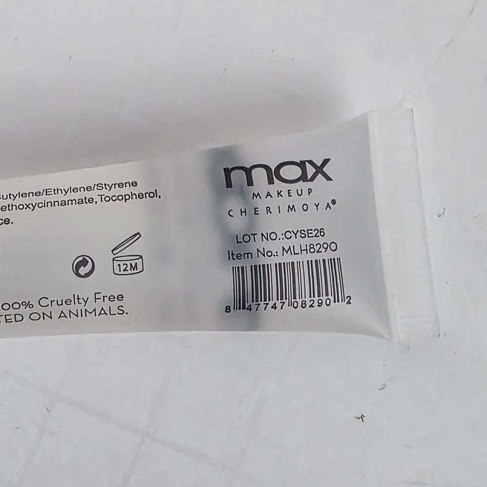 Max Makeup Cherimoya Honey Clear Gloss MLH8290 0.5oz Cruelty Free Lip Gloss NEW